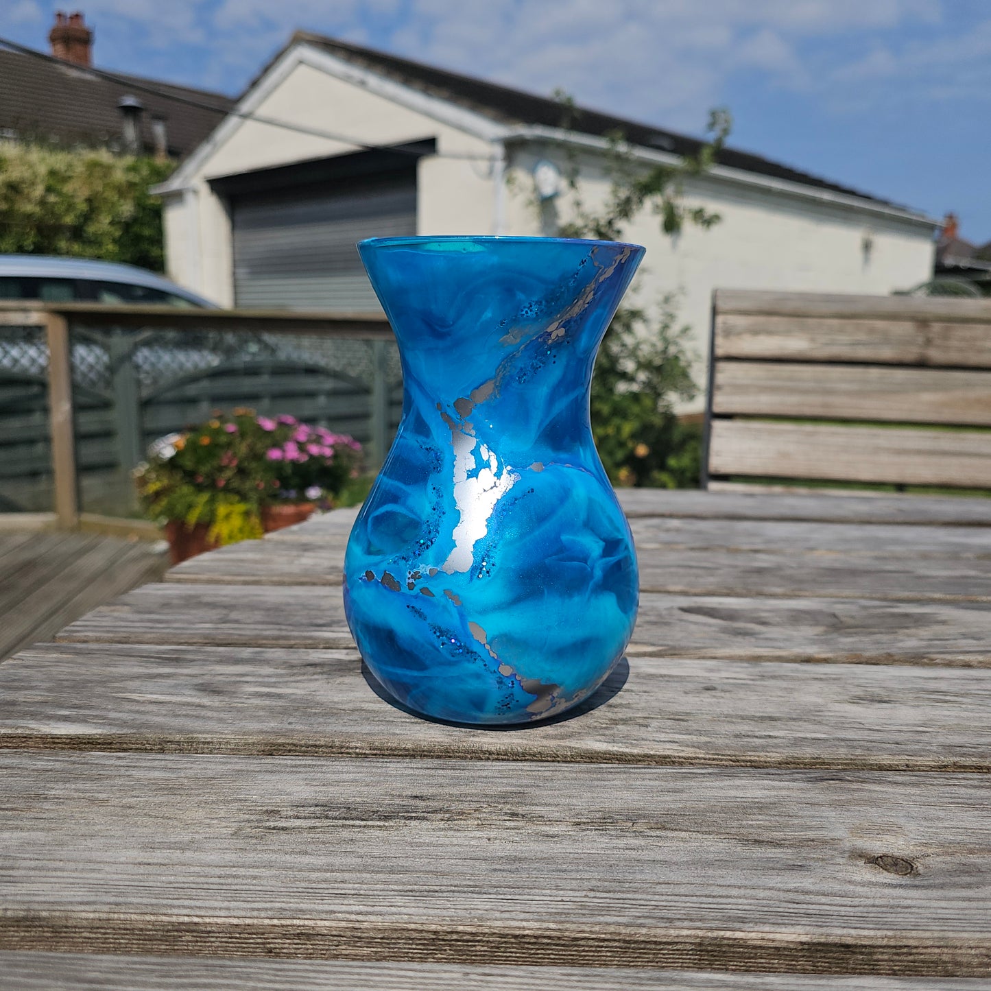 Blue vase